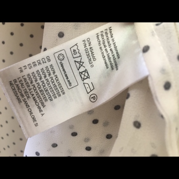H&M sheer polka dot blouse - Picture 6 of 6